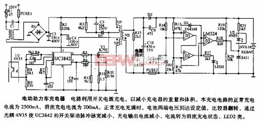 uc3842 lm324电动助力车充电器电路--电子产品世界手机版